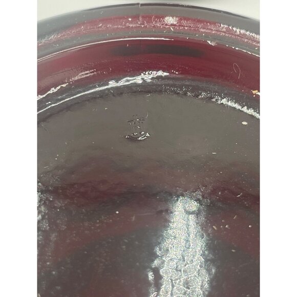 Set Of 4 Vintage Anchor Hocking Royal Ruby Red Glass Goblets - Picture 4 of 4